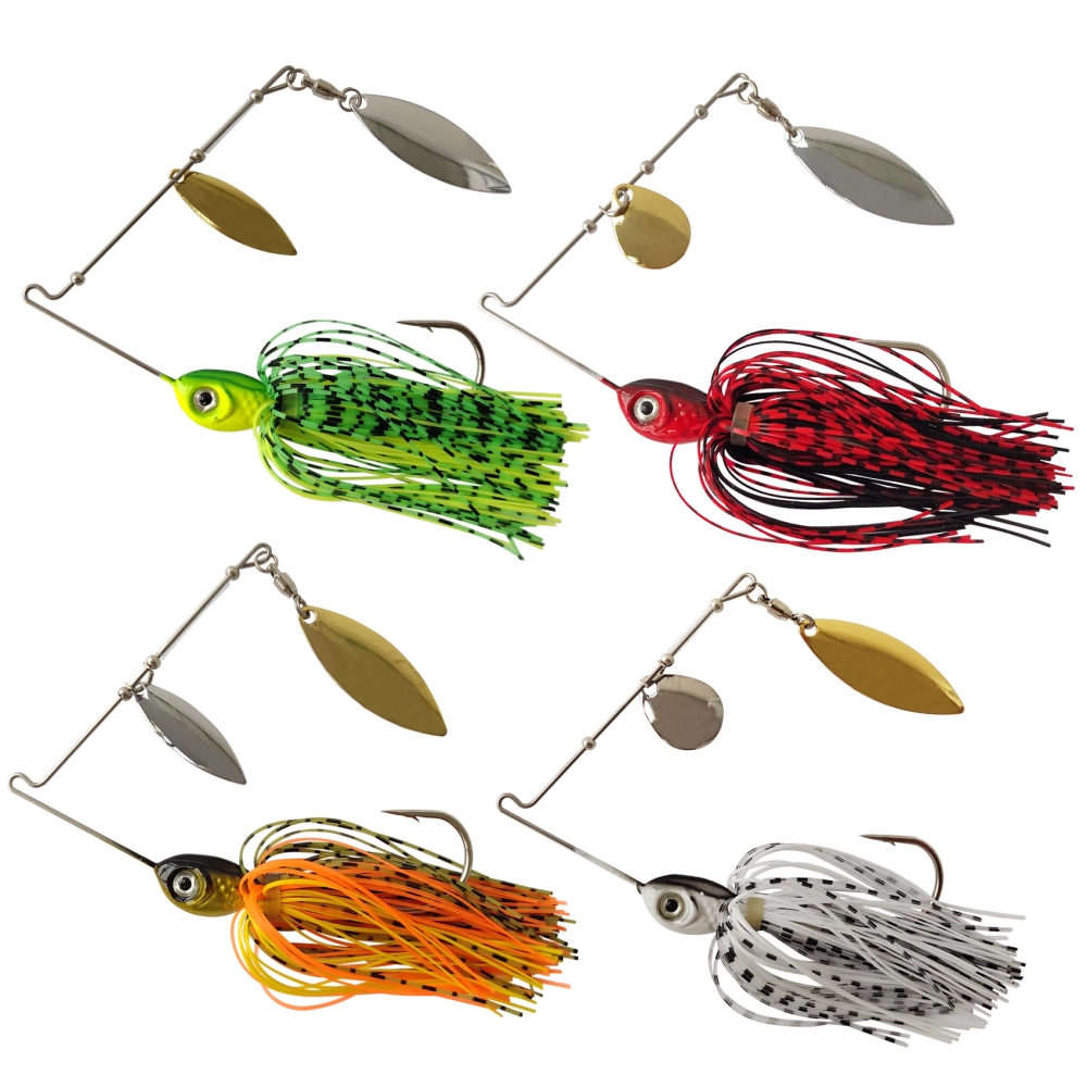 bass lures colorado C.S. 3/8oz Spinnerbait Musky Shop Double Willow Colorado Custom Lures added a