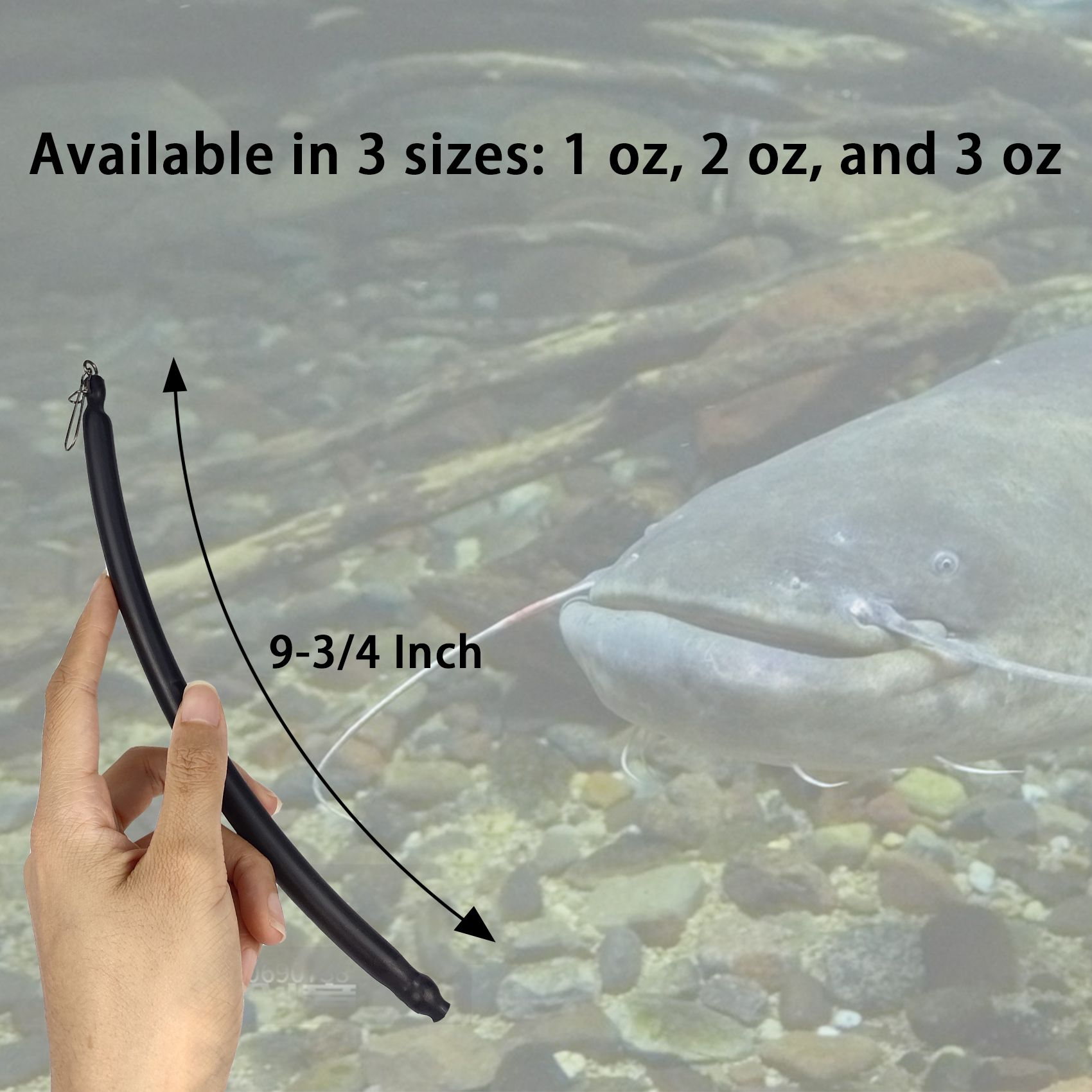Catfish Trolling Weight, SNAG-FREE Catfish Dragging Sinkers for Trolling, Dragging, Bottom Search, Available in 1oz 2oz and 3oz