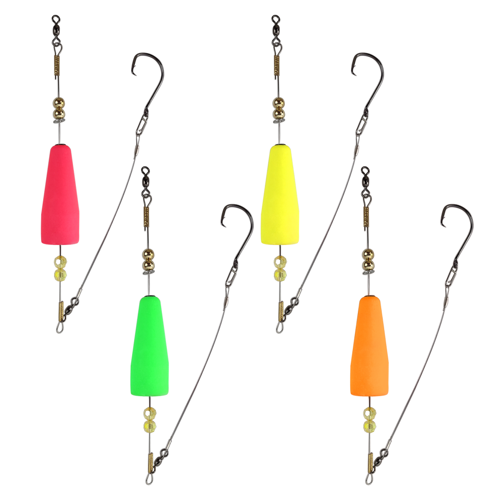 Popping Corks Floats, Fishing Bobbers Floats Popping Corks Rattle Rig for Saltwater Freshwater 2PCS/4PCS