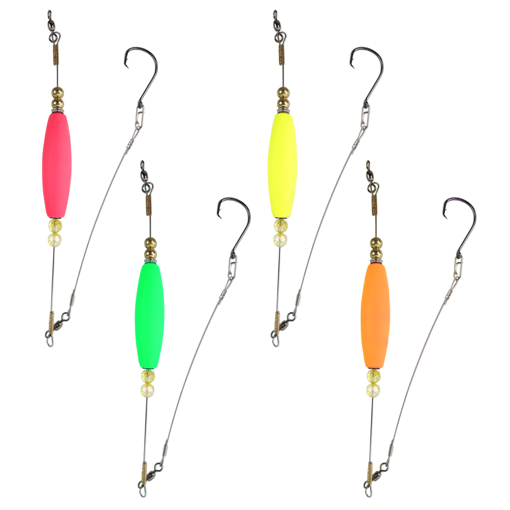 Popping Corks Floats, Fishing Bobbers Floats Popping Corks Rattle Rig for Saltwater Freshwater 2PCS/4PCS