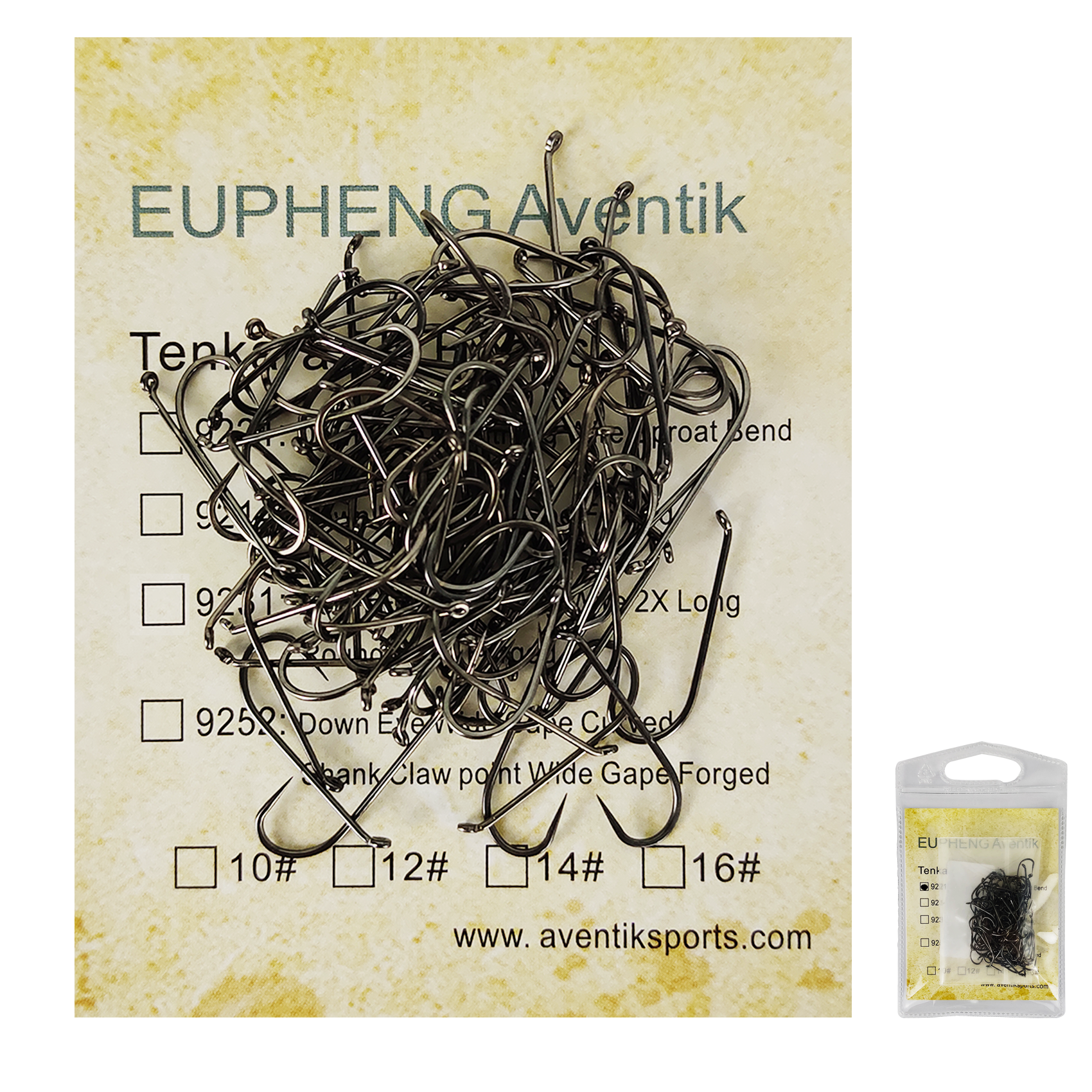EUPHENG Fly Hook Fly Tying Hook