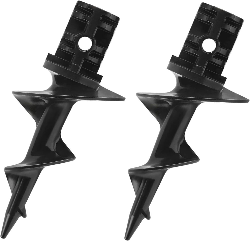 Touri 2 Pack Dock Sand Auger for Making PVC Tubing Sandbar Anchor Securing Your Boat with Ease Fits 1.5'' Schedule 40 PVC with an ID of 1.57''
