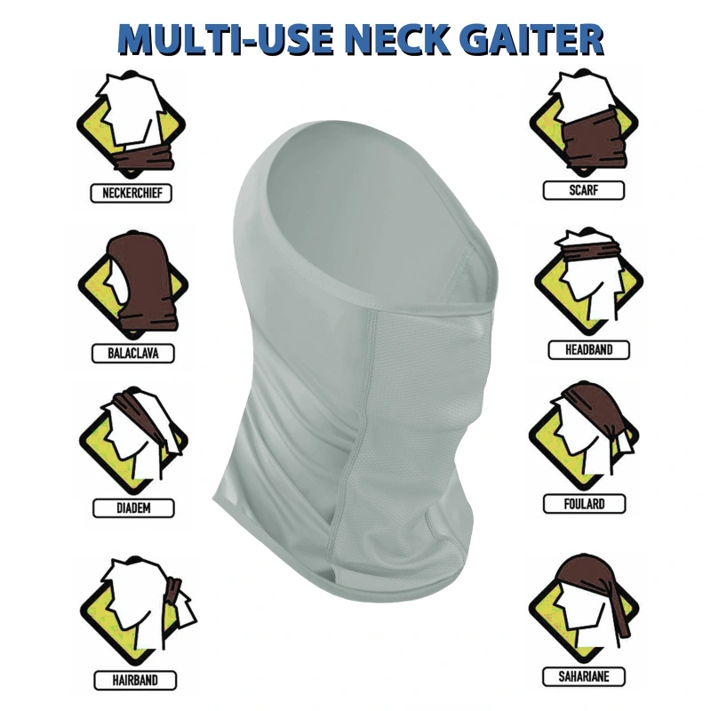 Riverruns Super Breathable Neck Gaiter,Multi-use Headscarf for Fishing Hunting Kayaking Hiking Cycling