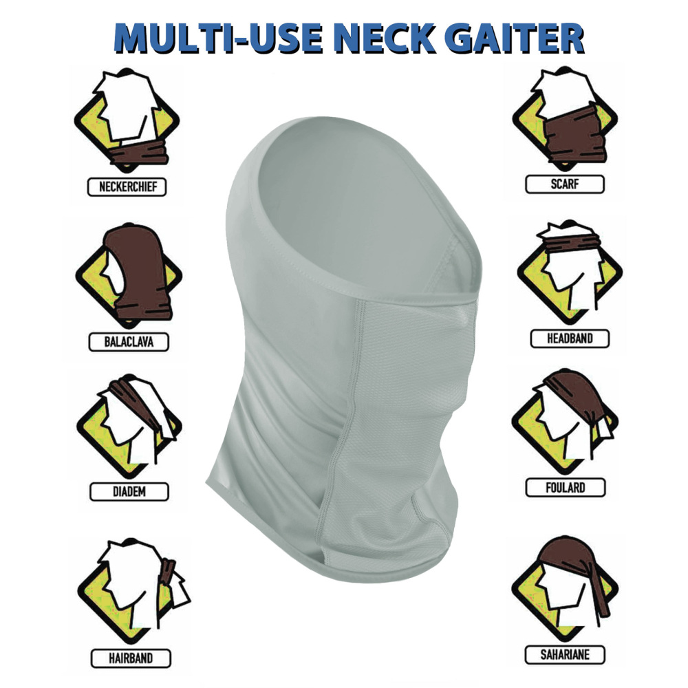 Riverruns Super Breathable Neck Gaiter,Multi-use Headscarf for Fishing Hunting Kayaking Hiking Cycling