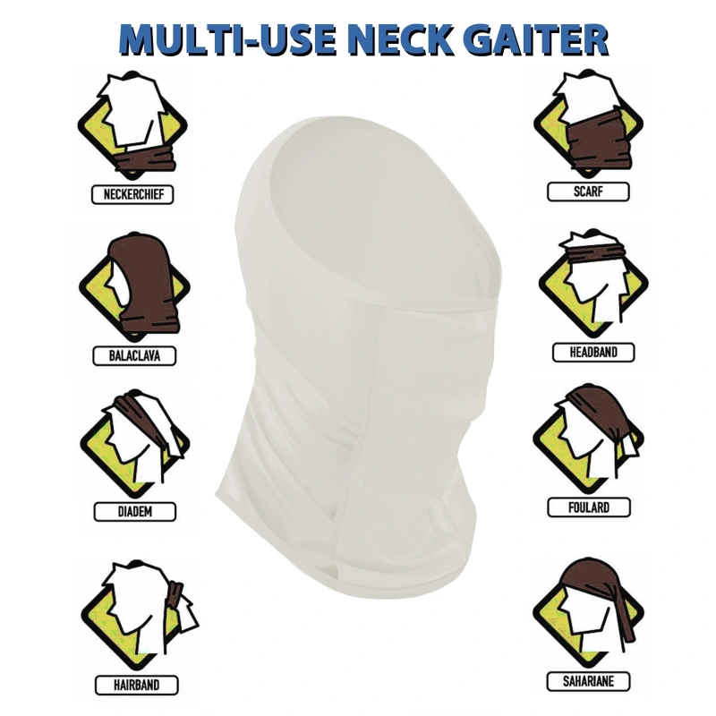 Riverruns Super Breathable Neck Gaiter,Multi-use Headscarf for Fishing Hunting Kayaking Hiking Cycling