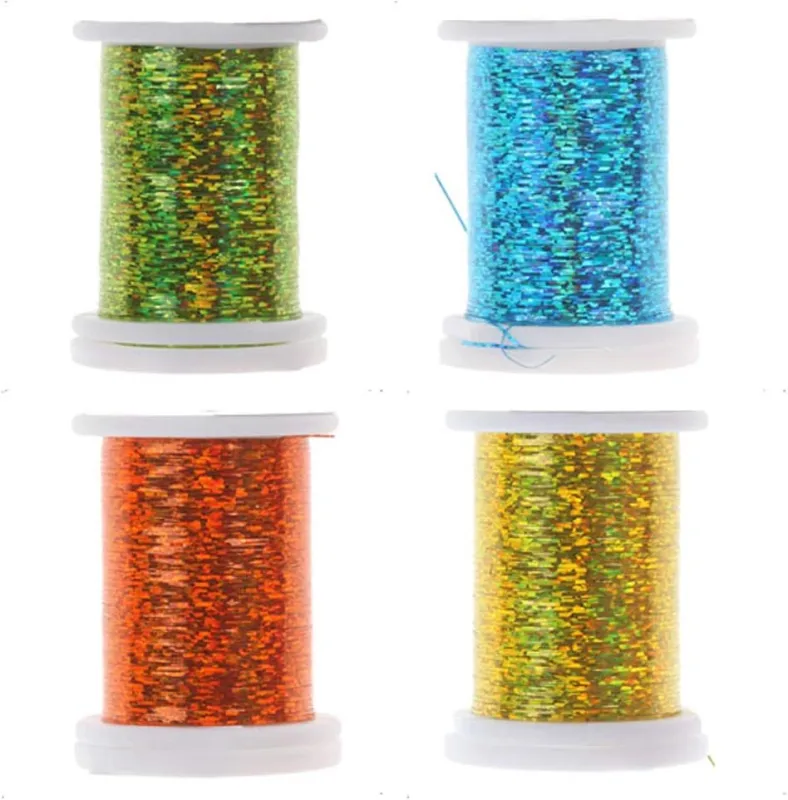 Riverruns Micro Glint Nymph Thread, Holo Flat Tinsel, Fluo Thread Fly Tying Material Proudly from Europe Trigger to The Fish