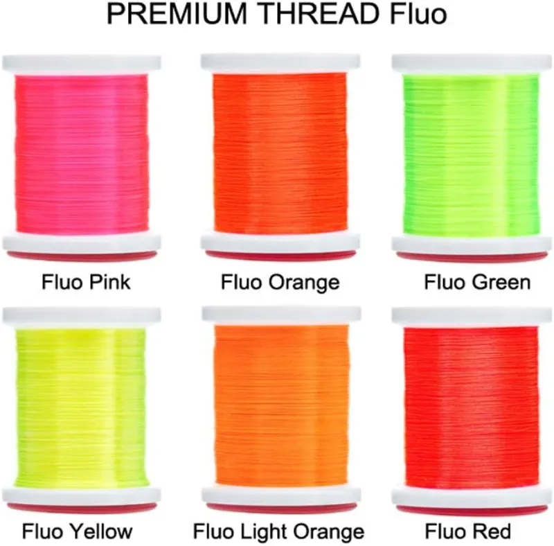 Riverruns Micro Glint Nymph Thread, Holo Flat Tinsel, Fluo Thread Fly Tying Material Proudly from Europe Trigger to The Fish