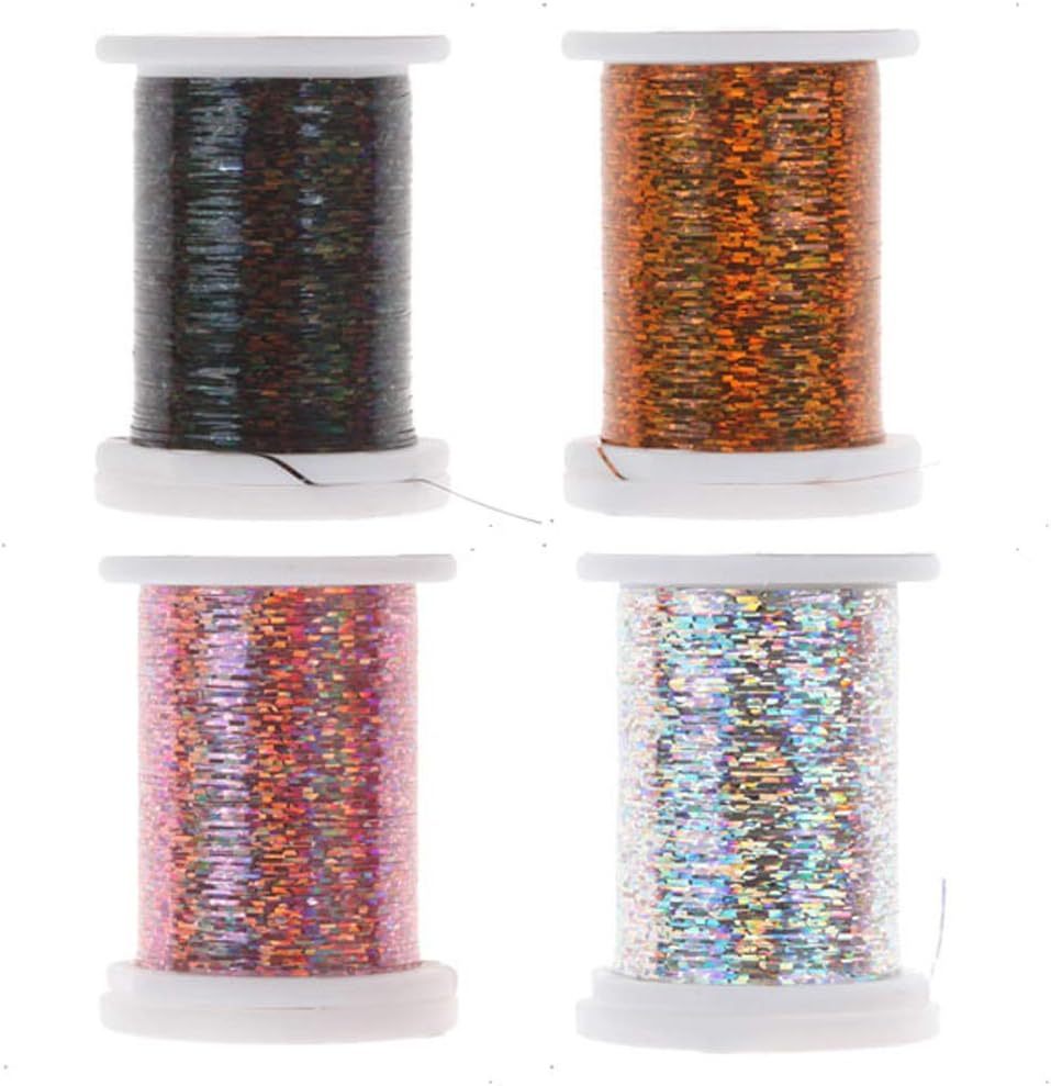 Riverruns Micro Glint Nymph Thread, Holo Flat Tinsel, Fluo Thread Fly Tying Material Proudly from Europe Trigger to The Fish