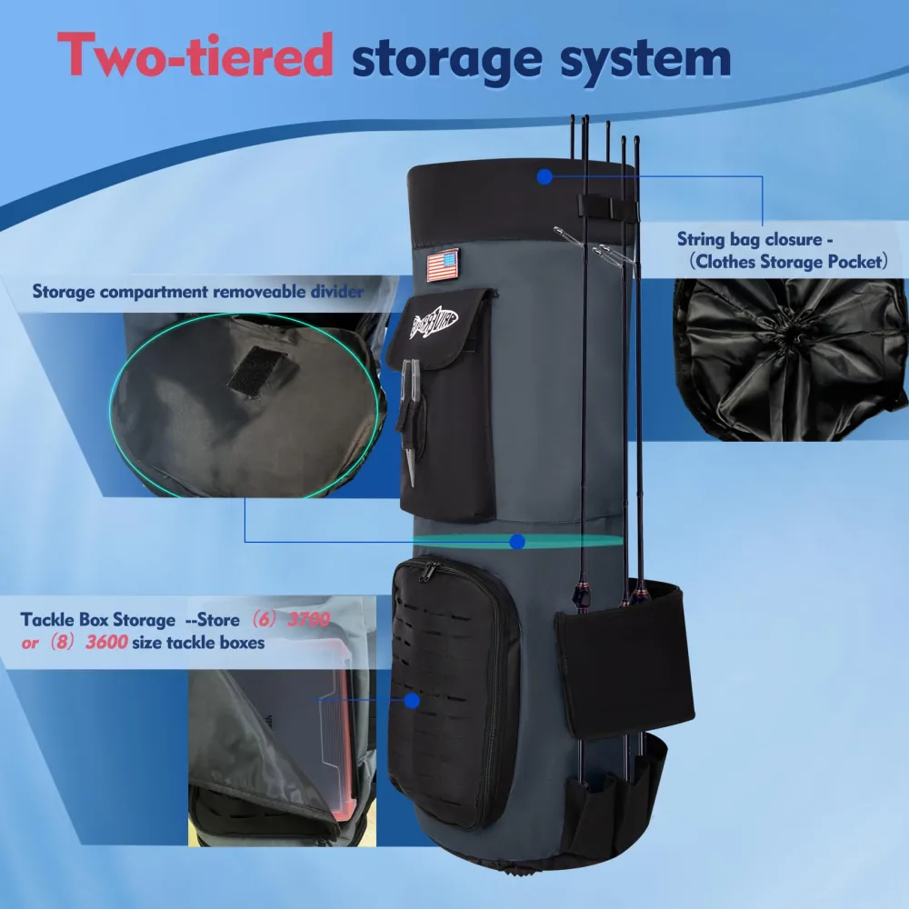 adjustable 2 fishing pole travel case The Daily Rod The Redington Rod Travel Case holfs up to two rods (and their reels) without even breaking a sweat Fly Rod Travel Cases