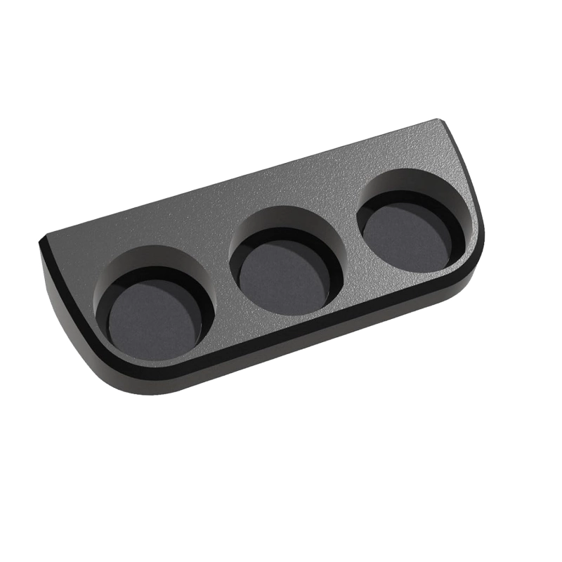 3D Printed Magnetic Fishing Rod Holder | Multi-Functional Rod Rack for Garage and Wall | Cyberpunk Style | Quick-Release Design (1-rod holder), Black