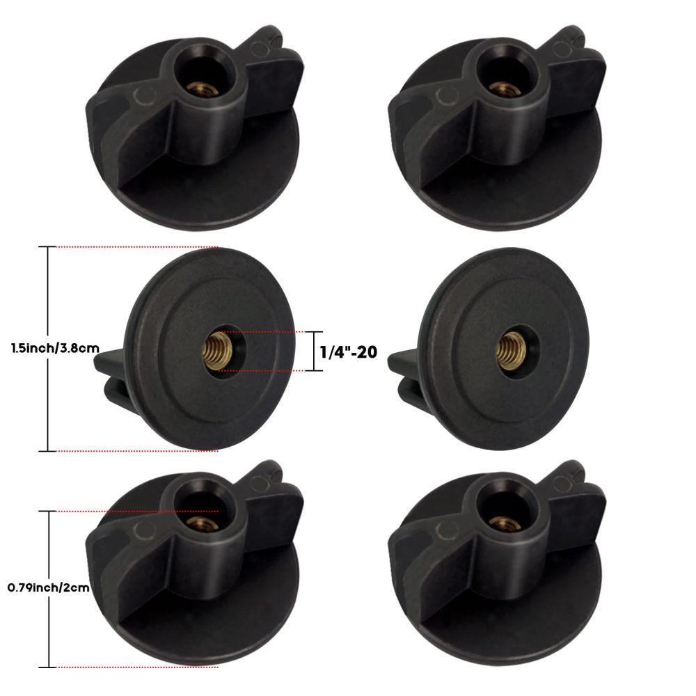 Aventik Kayak Screws Nuts Hardware, Kayak Rail Track Screws Track Nuts, Stainless Steel Kayak Screws, Outdoor Parts Tool Rails Bolts for Canoe Boat