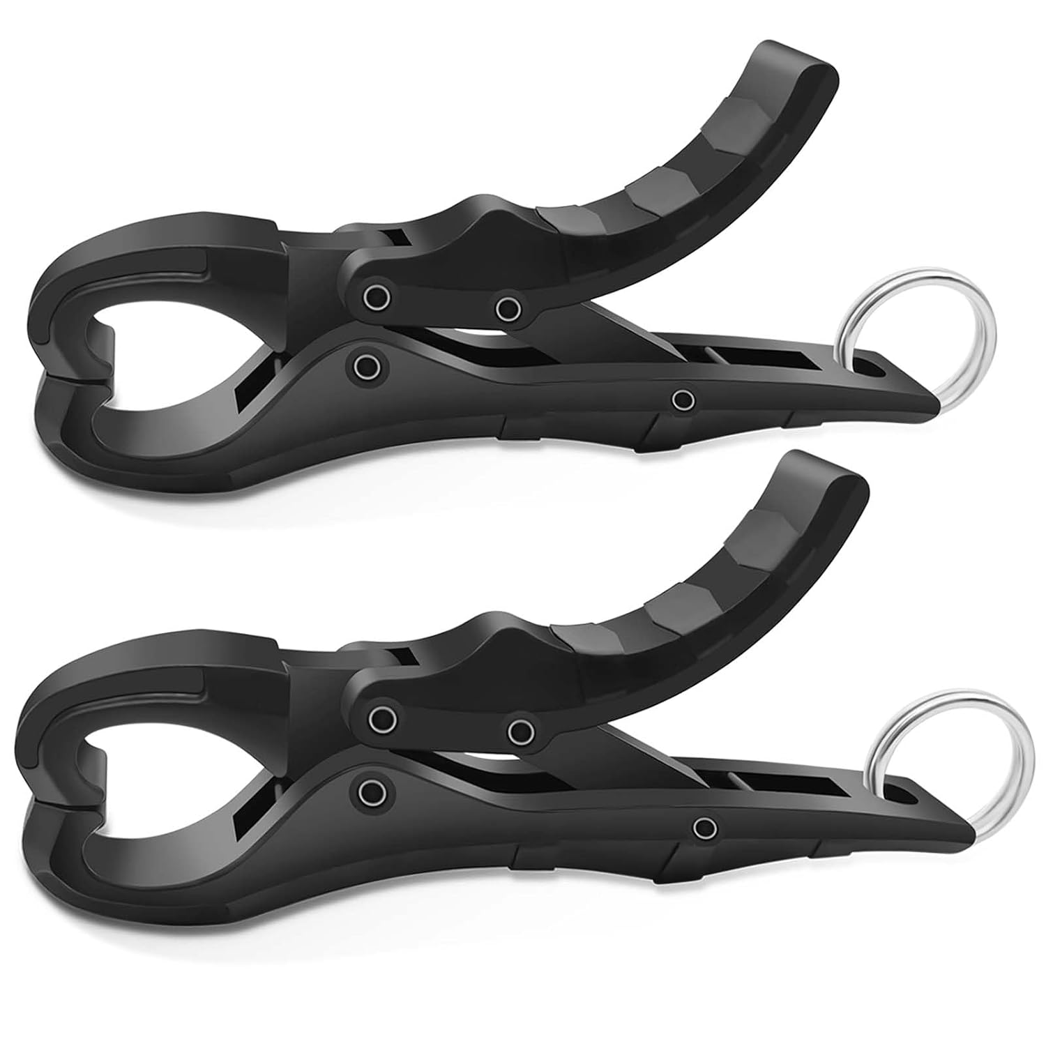 4.5'' Fish Lip Gripper, Digital Scale Hook NonPuncture Replacement Clamp