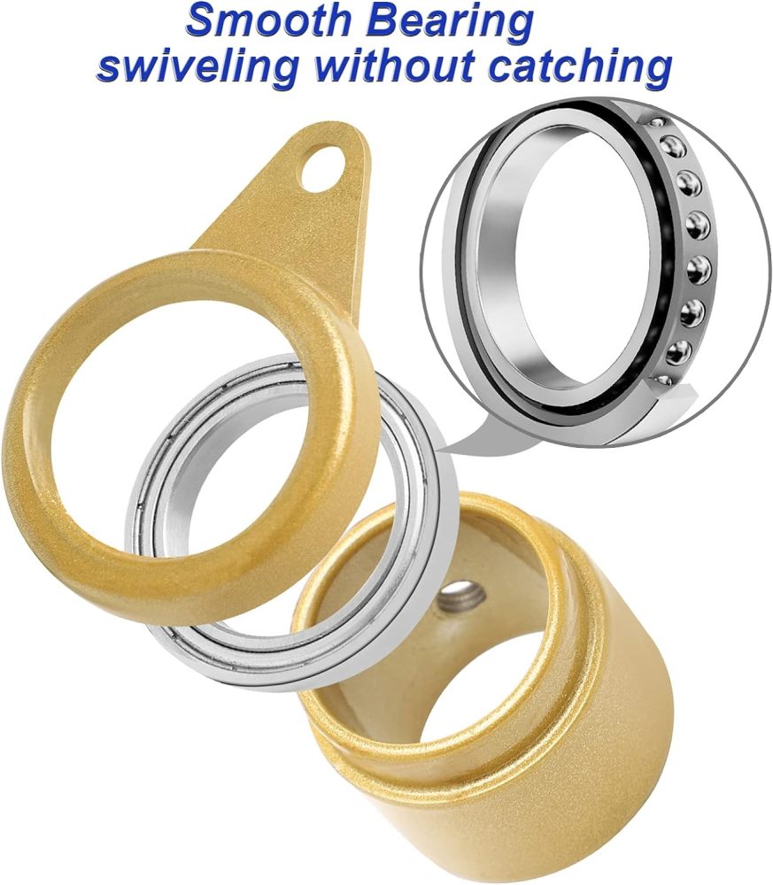 Flagpole Rotating Rings,360 Degree Anti-Wrap Flag Mounting Rings