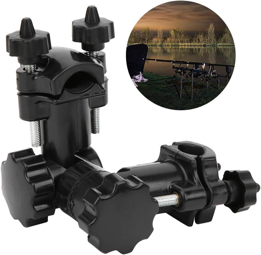 Fishing Rod Holders, Nylon Plastic Fishing Universal Umbrella Stand, 360 Degrees Adjustable Fishing Rod Holder for Fix Fishing Umbrella, Bracket, Fish Guard, Bait Tray