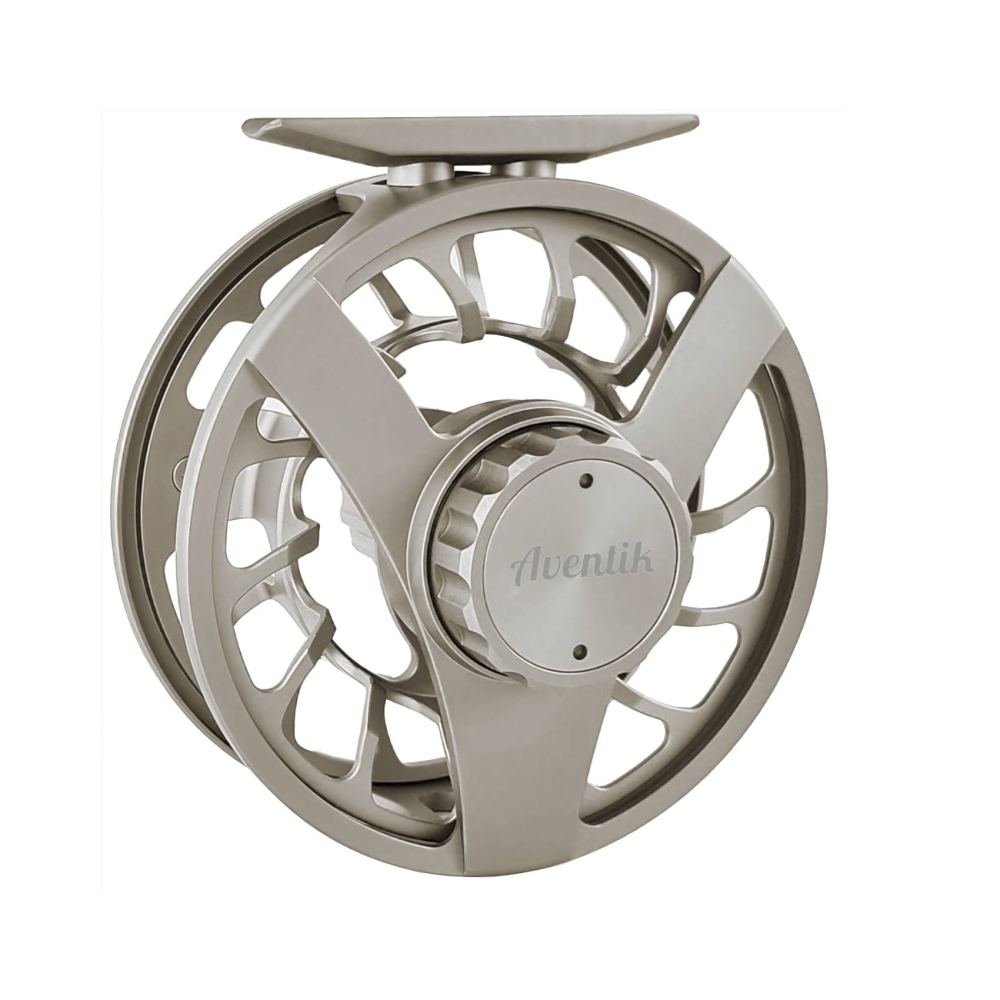 Aventik CNC-NVIS-FY, Multi Nano carbon discs saltwater proof large arbor, 3/5, 5/7, 7/9wt Wing Series fly fishing reels