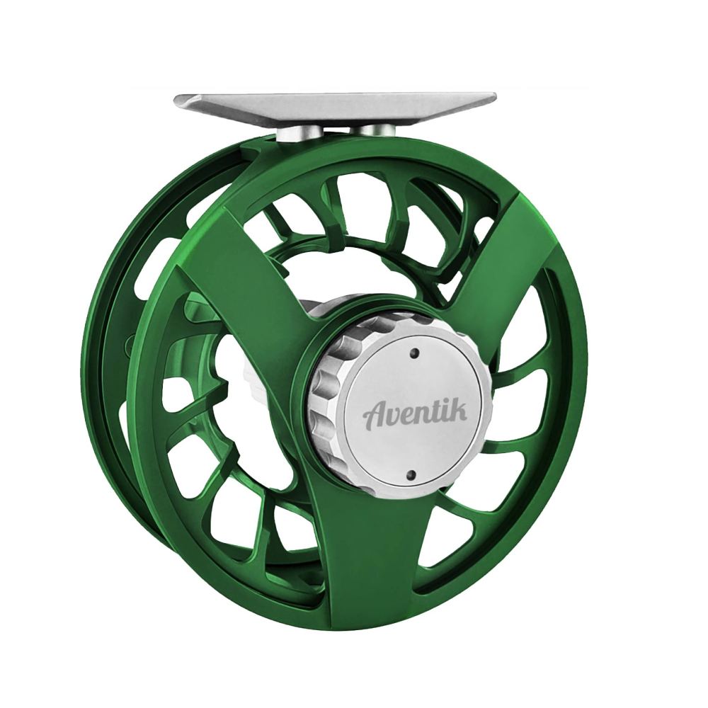 Aventik CNC-NVIS-FY, Multi Nano carbon discs saltwater proof large arbor, 3/5, 5/7, 7/9wt Wing Series fly fishing reels