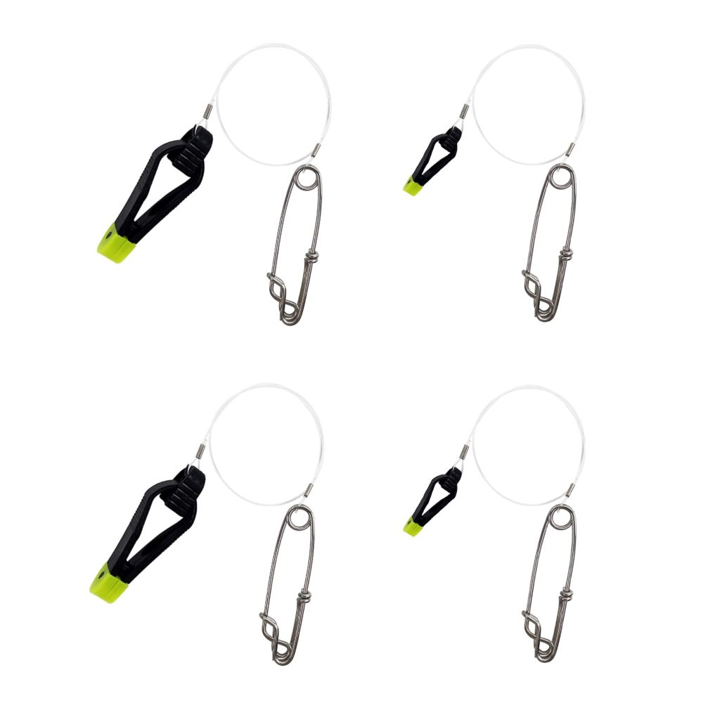 Downrigger Line Release Clips, 18-Inch Leader with Snap, Weight Release Clips for Planer Board Downrigger Trolling Offshore Fishing