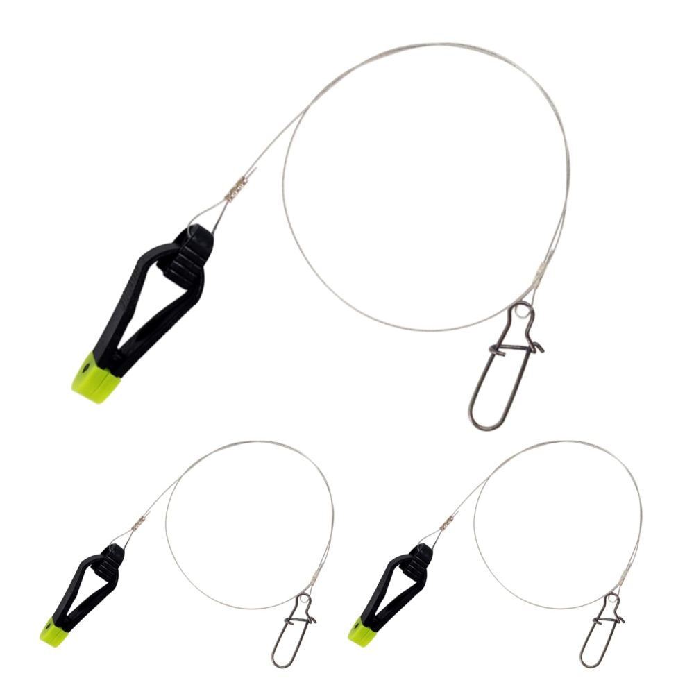 Downrigger Line Release Clips, 18-Inch Leader with Snap, Weight Release Clips for Planer Board Downrigger Trolling Offshore Fishing