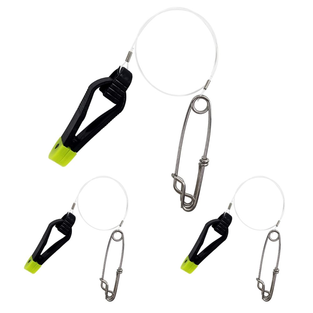 Downrigger Line Release Clips, 18-Inch Leader with Snap, Weight Release Clips for Planer Board Downrigger Trolling Offshore Fishing