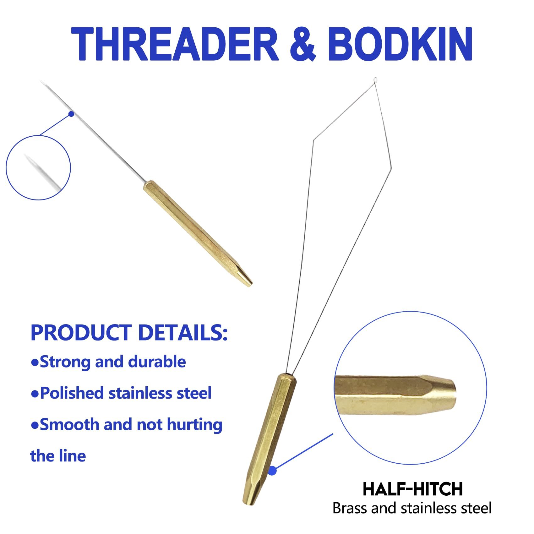 Fly Tying Tool Combo Fly Tying Accessories and Tools Kit, Fly Tying Bobbin Holder, Hair Stacker, Cutting Pliers, Fly Tying Scissors or More