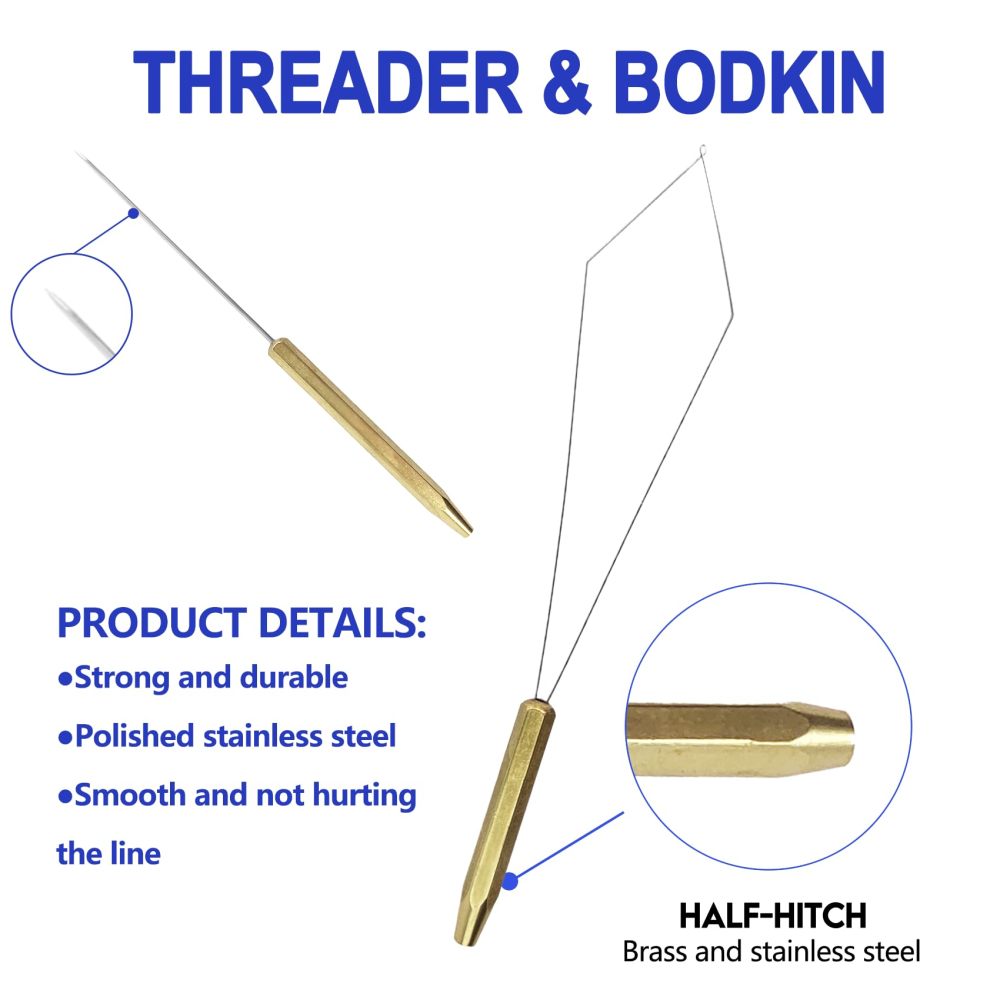 Fly Tying Tool Combo Fly Tying Accessories and Tools Kit, Fly Tying Bobbin Holder, Hair Stacker, Cutting Pliers, Fly Tying Scissors or More