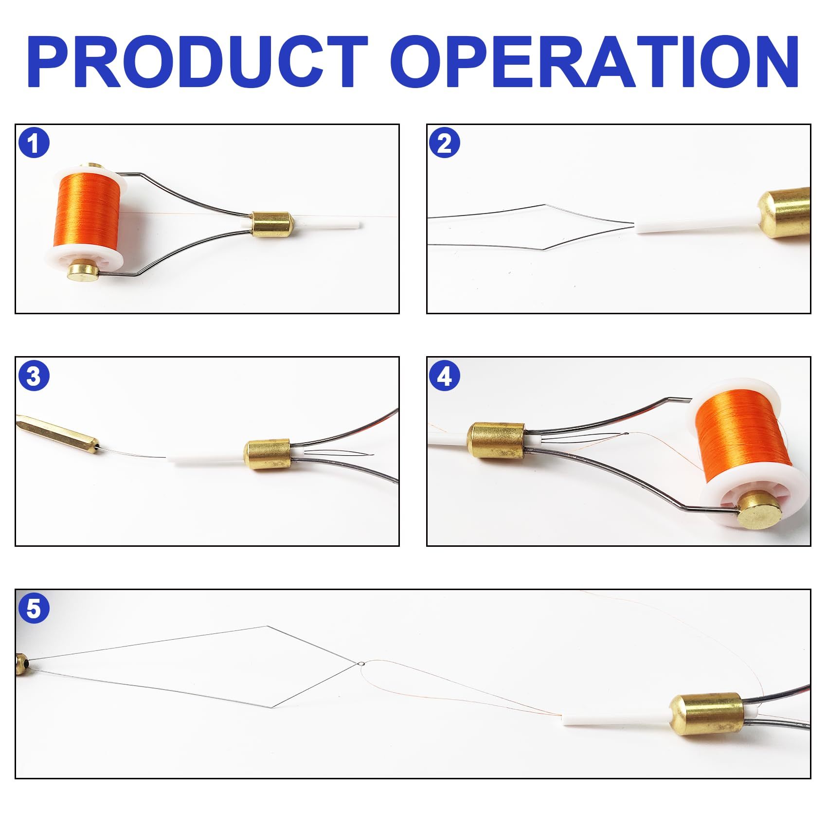 Fly Tying Tool Combo Fly Tying Accessories and Tools Kit, Fly Tying Bobbin Holder, Hair Stacker, Cutting Pliers, Fly Tying Scissors or More