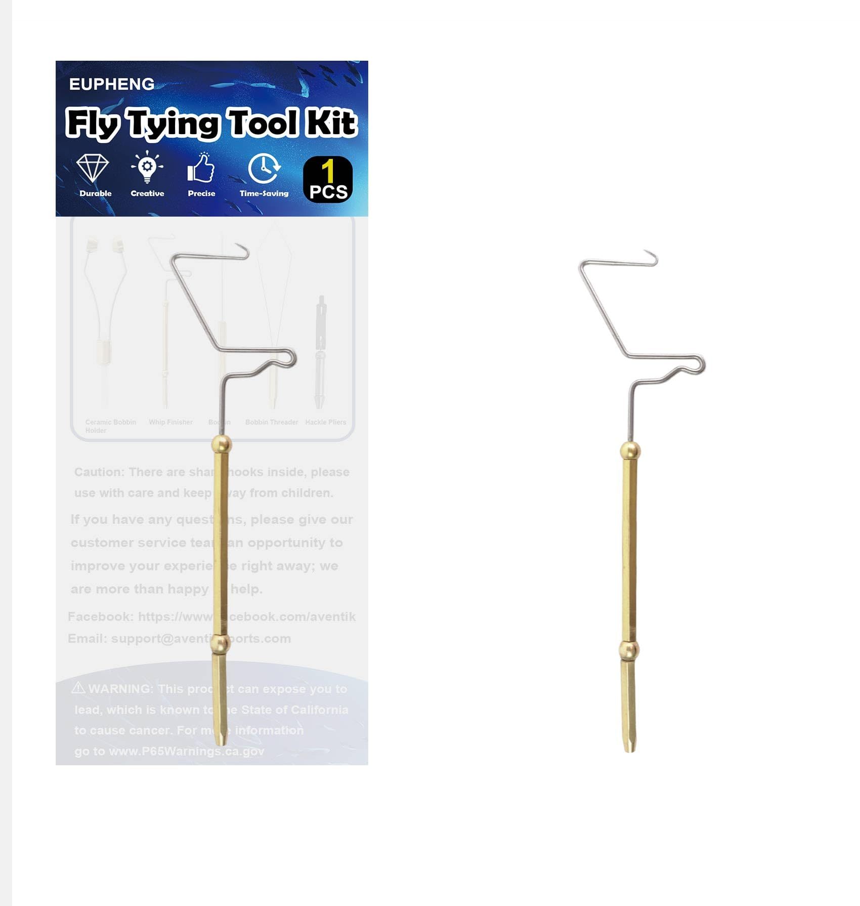 Fly Tying Tool Combo Fly Tying Accessories and Tools Kit, Fly Tying Bobbin Holder, Hair Stacker, Cutting Pliers, Fly Tying Scissors or More