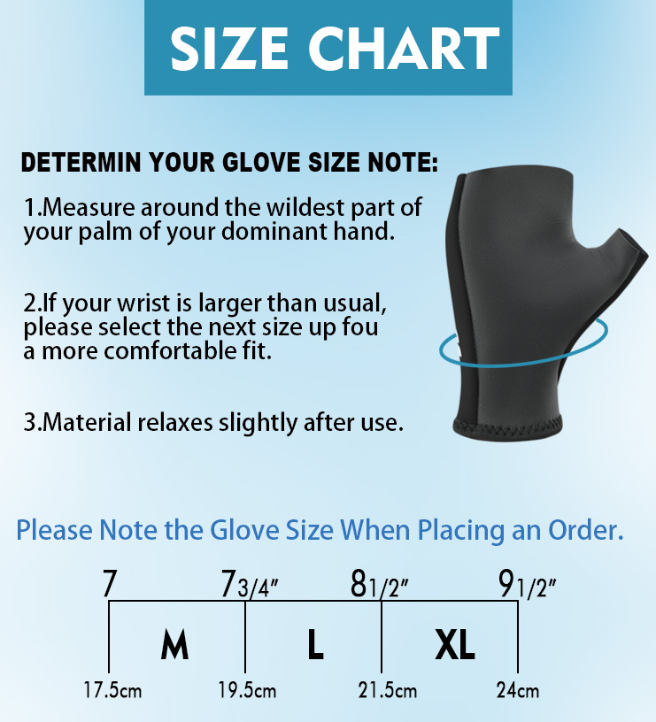 Riverruns 3mm Neoprene Gloves Fingerless Gloves Water Gloves Wetsuit Winter Gloves for Cold Weather Fishing Photography Kayaking Surfing Running