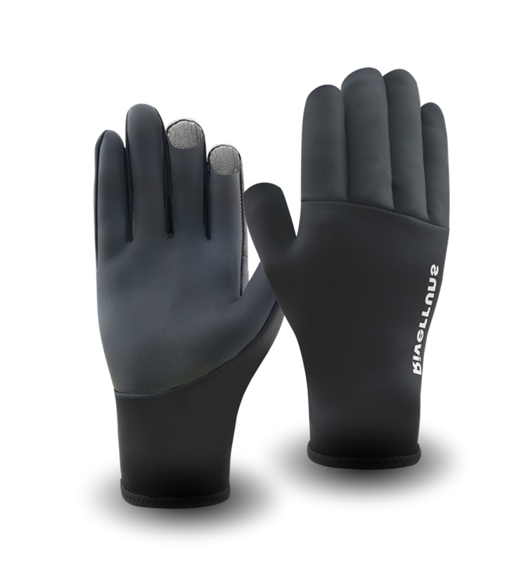 Riverruns 3mm Neoprene Gloves 3 Cut Fingers Water Gloves Wetsuit Winter Gloves for cold weather, fly fishing, ice fishing, kayaking, diving, surfing, and other water sports