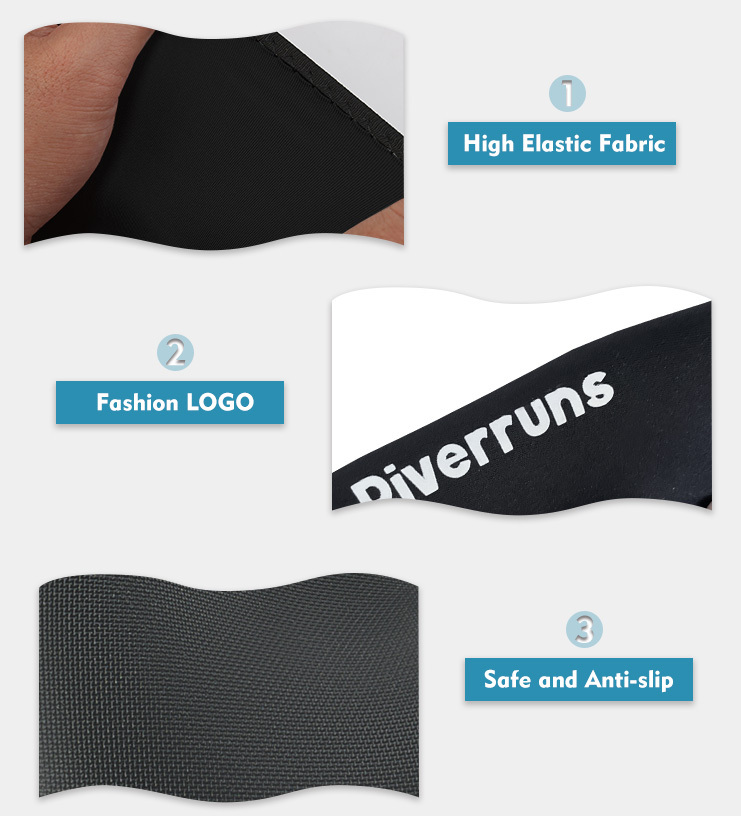 Riverruns 3mm Neoprene Gloves Fingerless Gloves Water Gloves Wetsuit Winter Gloves for Cold Weather Fishing Photography Kayaking Surfing Running