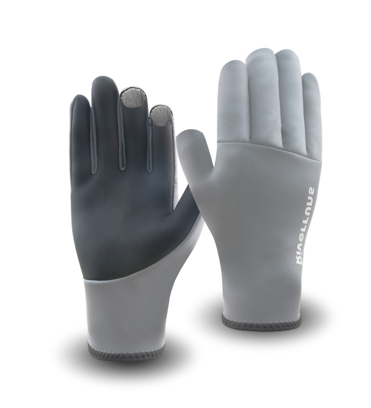 Riverruns 3mm Neoprene Gloves 3 Cut Fingers Water Gloves Wetsuit Winter Gloves for cold weather, fly fishing, ice fishing, kayaking, diving, surfing, and other water sports