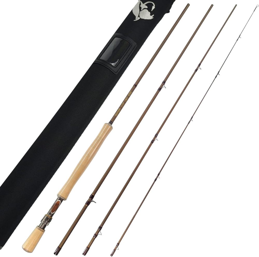 Aventik IM12 Nano Nymph Fly Rod Specially Designed Nymph Fast Action, Three Size 10' LW3/4, 10'6''&11'0'' LW2