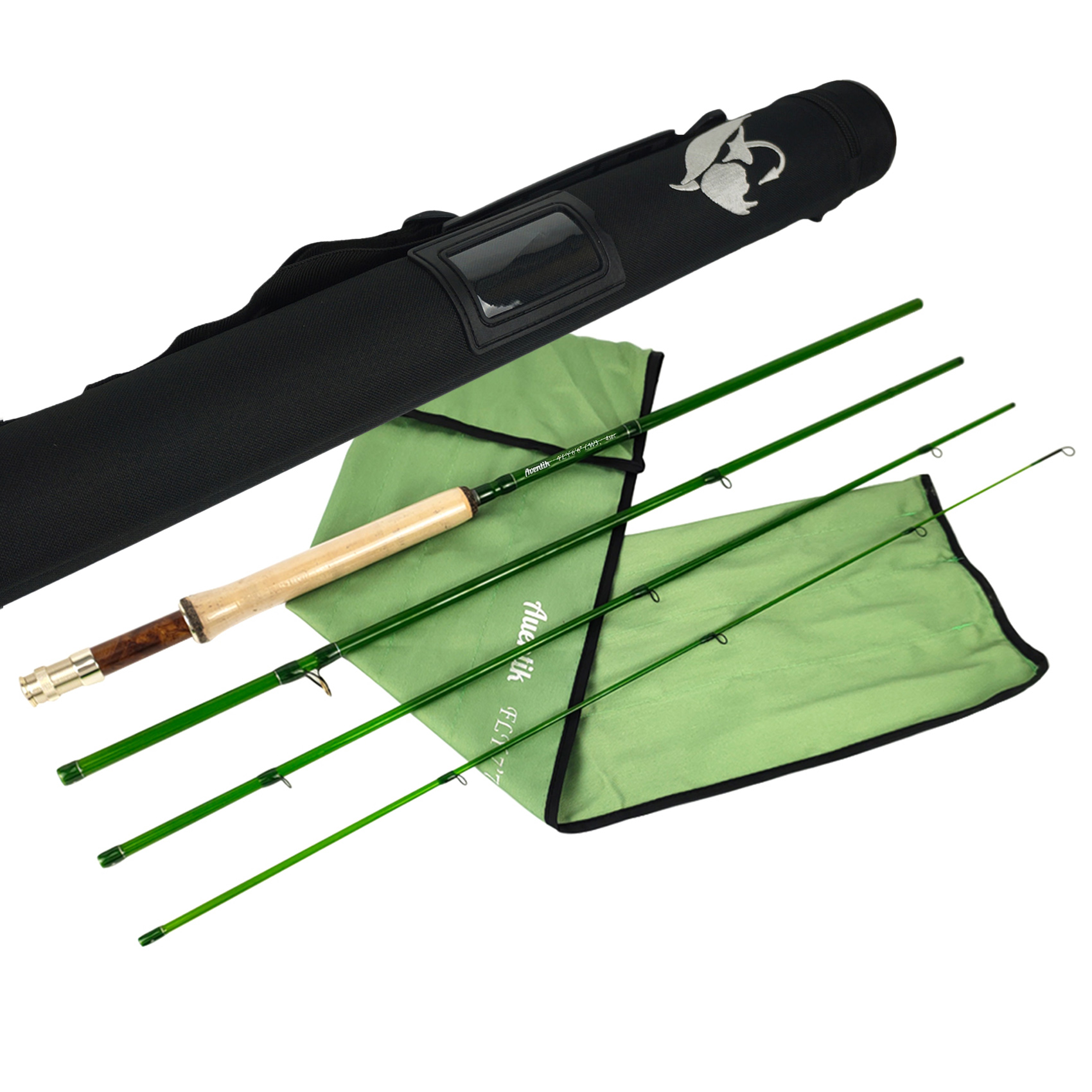 Maxcatch Unic Fiberglass Fly Fishing Rod – 3/4/5wt Fast Action Carbon Glass Blank 4pc