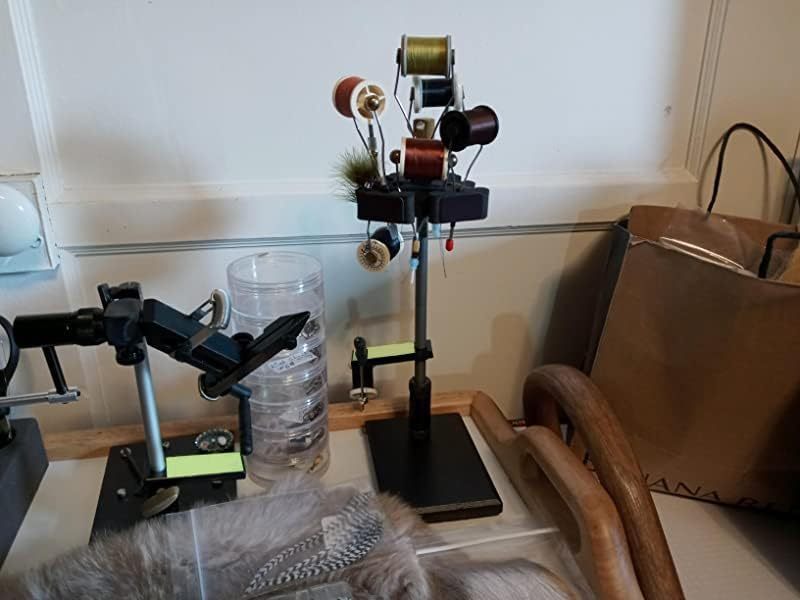 Aventik High Density Foam Fly Tying Vise Tool Holder Tool Caddy and Soft Foam Tool Caddy Tools Combo Pack Fly Tying Accessories Fly Tying Tool Station