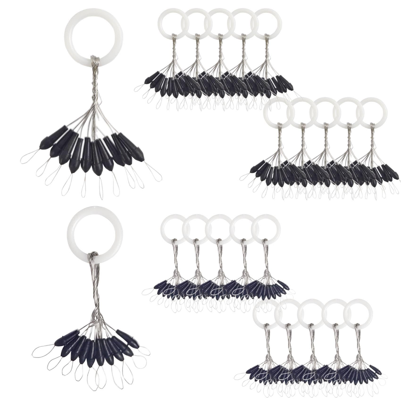 Weight Pegs for Tungsten or Lead Worm/Flipping Weights, Make Weights Stay in Place When Skipping, Punching and Casting Your rigs, Comes in S or L (10 Pack = 100 Pegs)