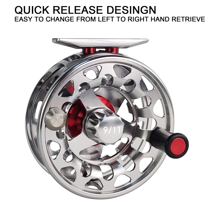 AVENTIK NVIS-UY, Ruby Wing Fly Reel, Sealed Waterproof, Nano Carbon U.S.A Design Fly Fishing Reel