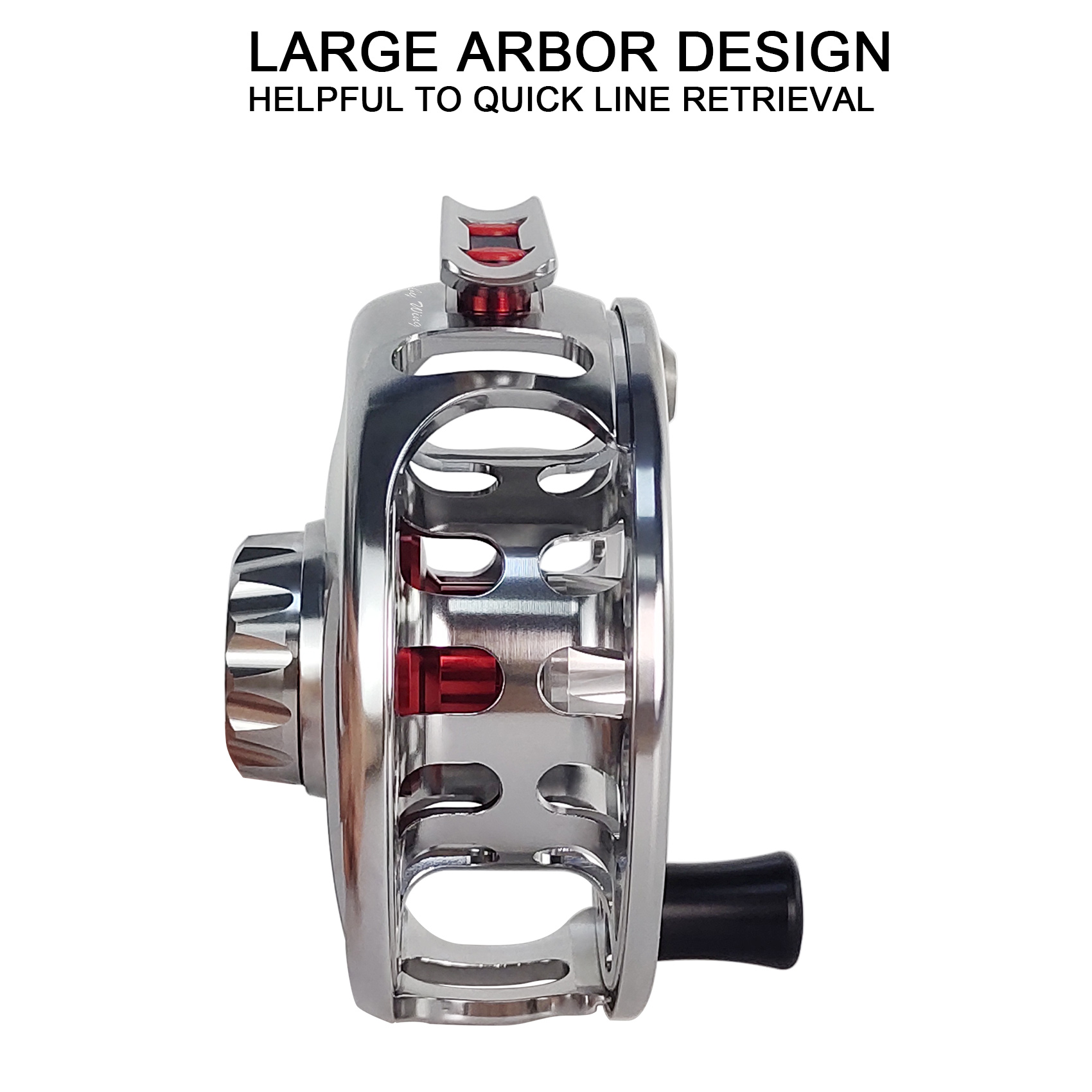 Aventik Ruby Wing Fly Reel Sealed Waterproof, Nano Carbon U.S.A