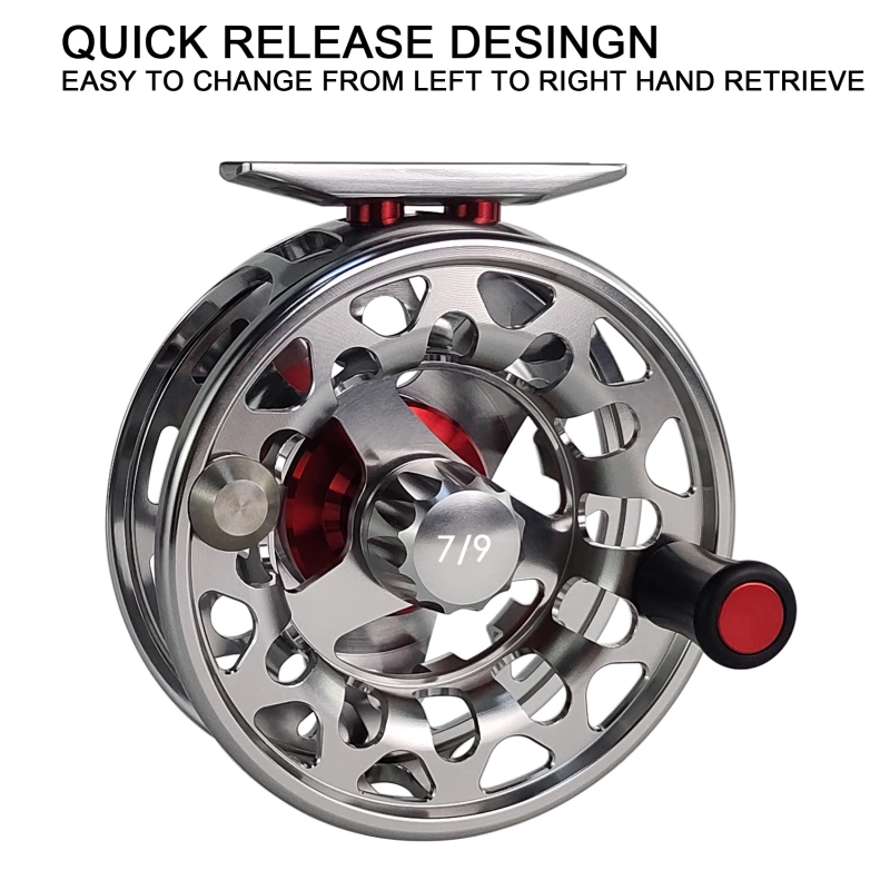 AVENTIK NVIS-UY, Ruby Wing Fly Reel, Sealed Waterproof, Nano Carbon U.S.A Design Fly Fishing Reel