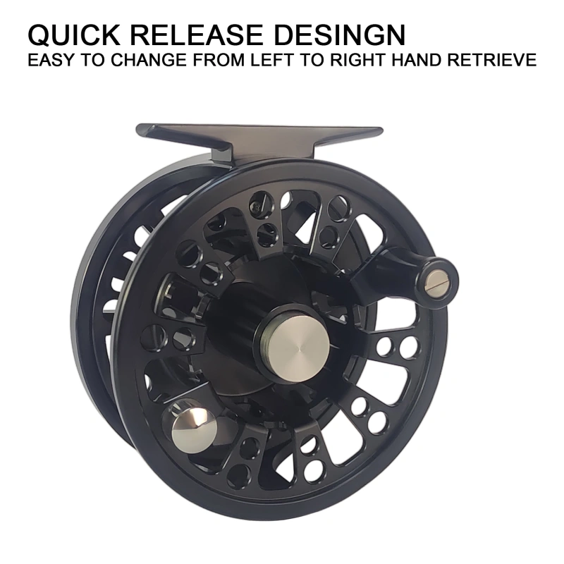 Aventik Classic Cork Disc Drag Salmon Saltwater CNC Machined Fly Fishing Reel 5/9, 7/11 Fishing Reel