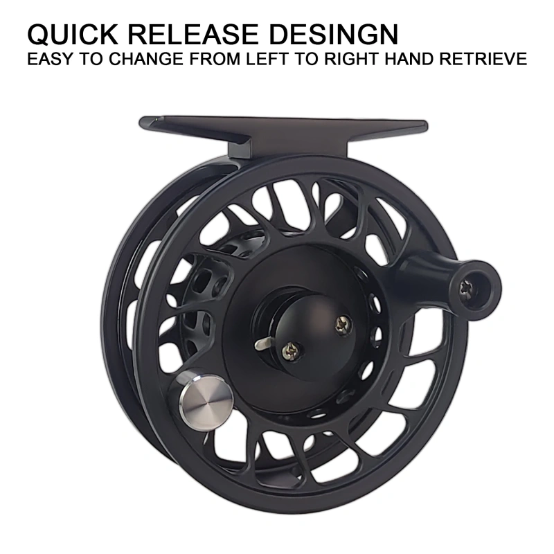Aventik Trout 3/4, 5/6 Fly Reel, CNC-IIIMD-X New Sale Carbon Disc Drag with Fine Control of Double Click Stop Freshwater Reel
