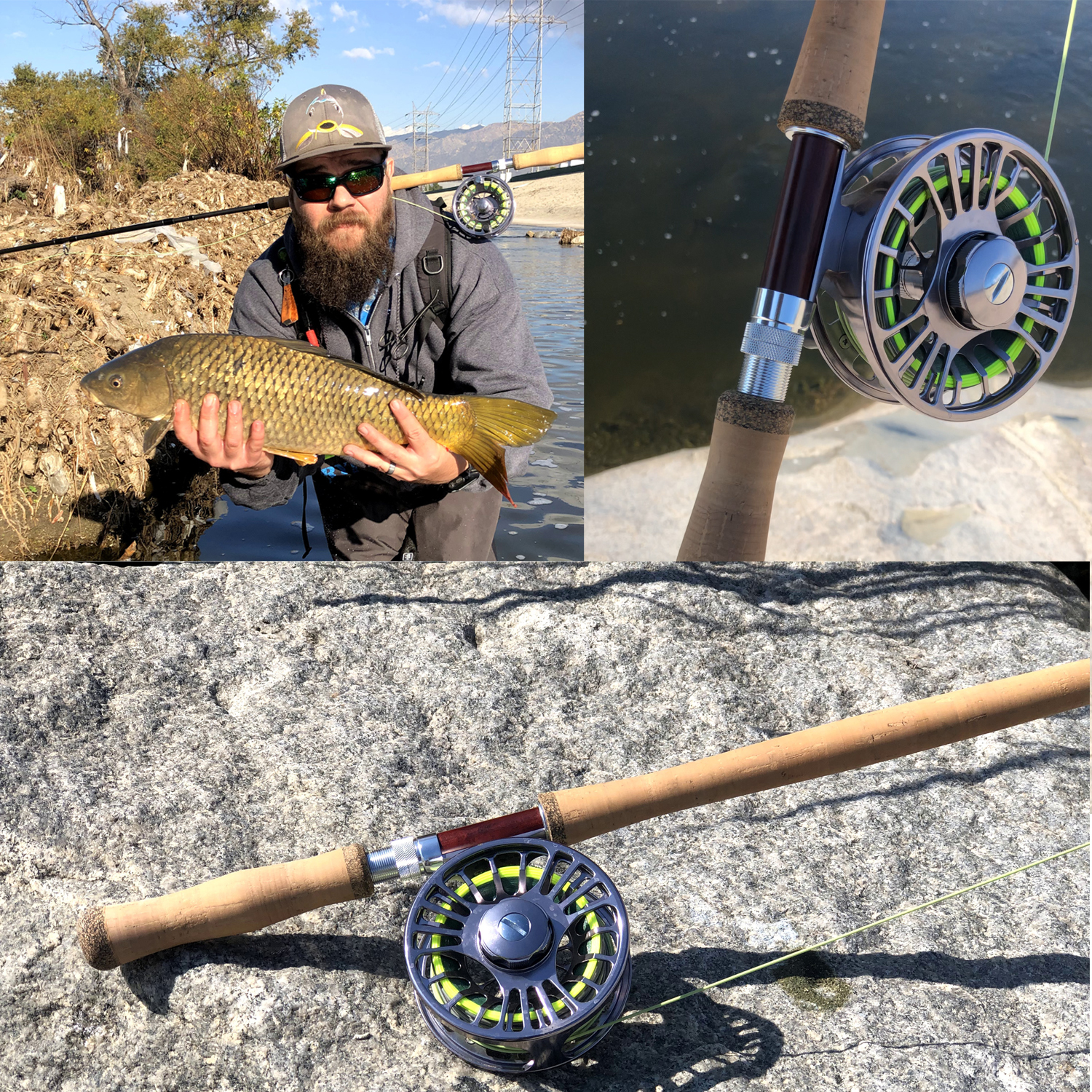 Aventik Carbon Disc Drag Fly Fishing Reel Trout Nymph Salmon Switch Fishing Reel
