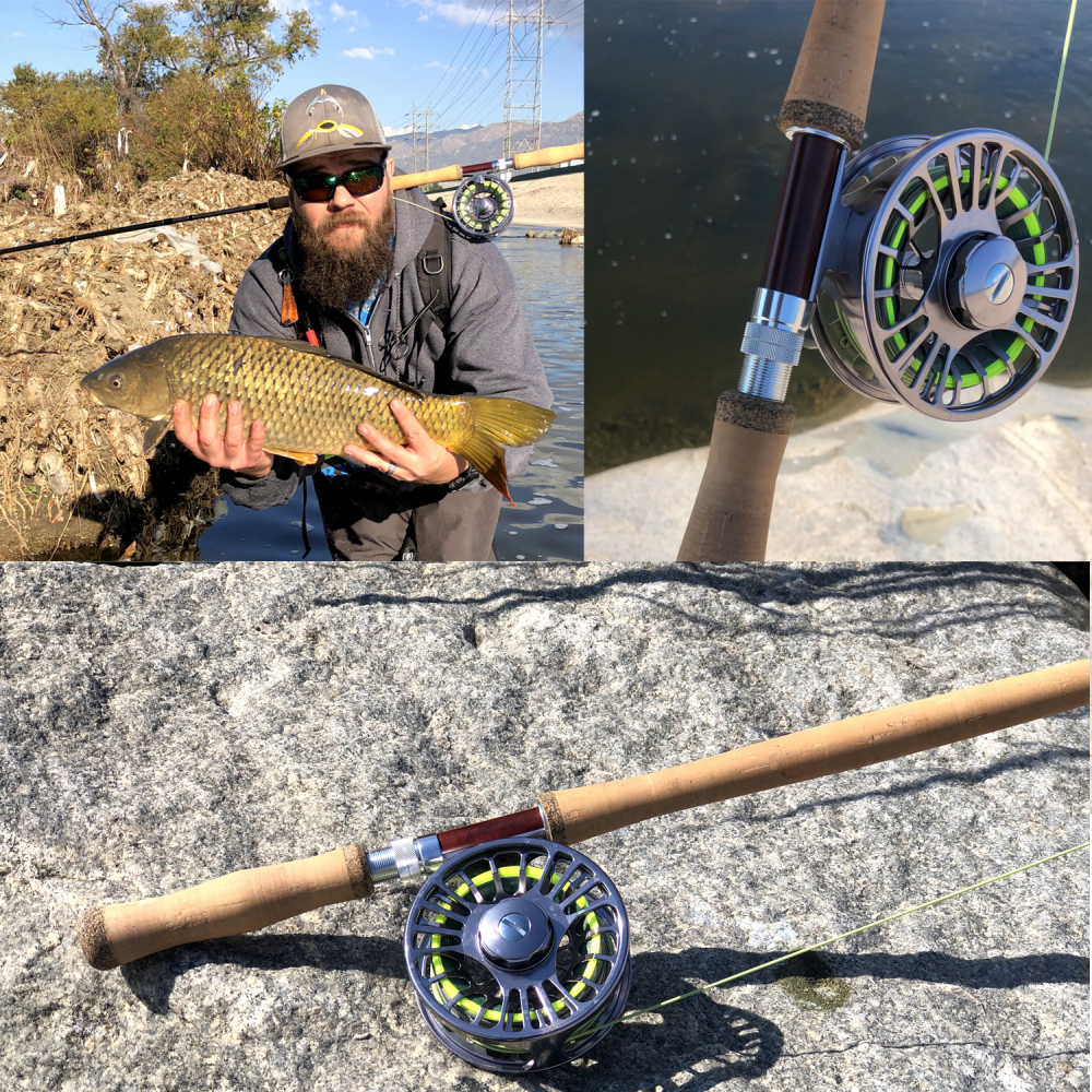 Aventik Carbon Disc Drag Fly Fishing Reel Trout Nymph Salmon Switch Fishing Reel