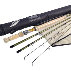 Aventik 11'6'' 4sec Double Hand Switch Rods Fly Rods with Extra Tip Fly fishing Rod Super Light Fly Fishing Rod Fast Action