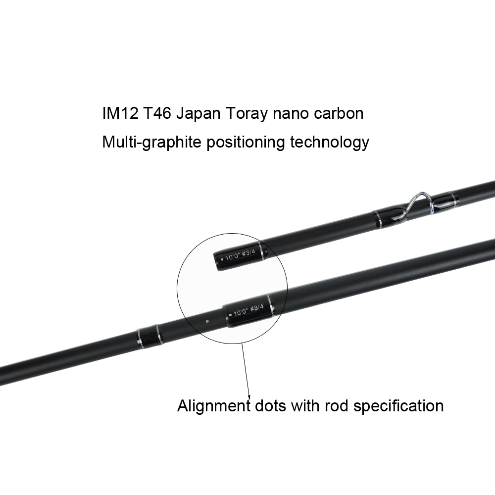 NEW Aventik All Times IM12 Nano Carbon Fiber Short Switch Fly Rods Fast Action With Extra Tip Section Spare Tip Fly Fishing Rod 13 orders