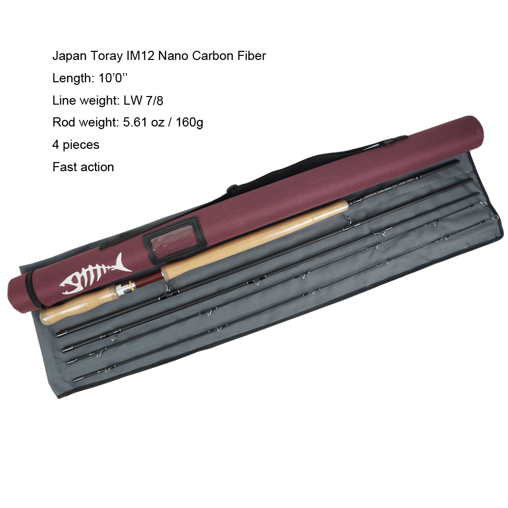 NEW Aventik All Times IM12 Nano Carbon Fiber Short Switch Fly Rods Fast Action With Extra Tip Section Spare Tip Fly Fishing Rod 13 orders