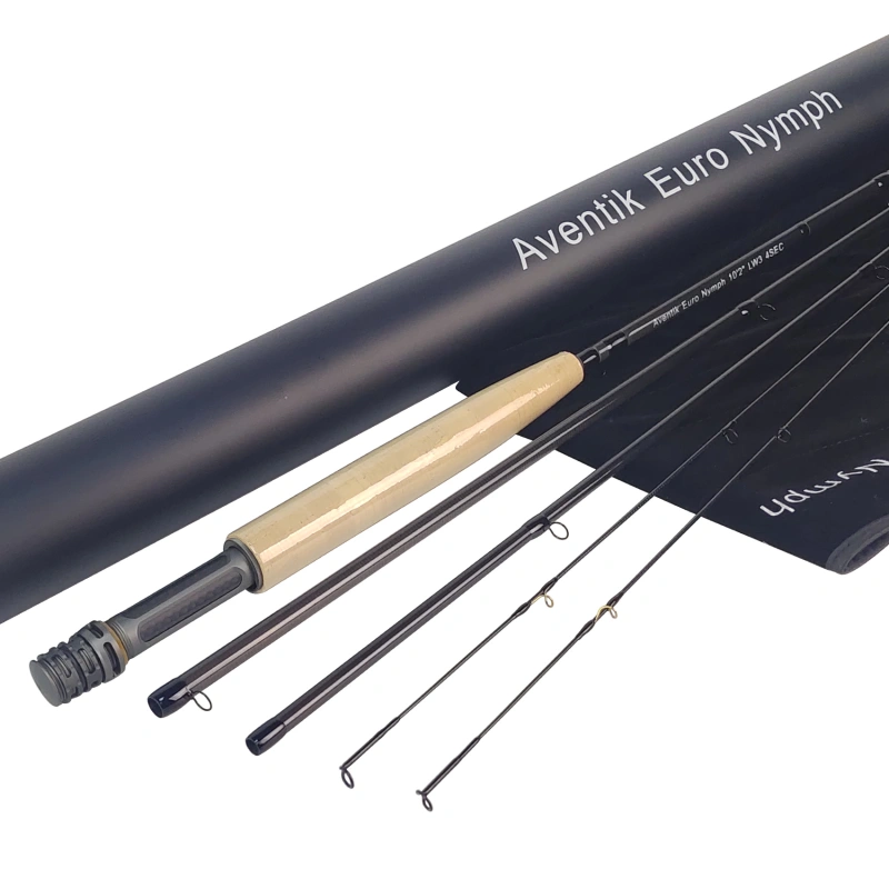 Aventik Nano IM12 3wt Euro Nymph Special IM12 3wt 10'2'', 10'5'', 10'8'' 4SEC Medium Fast Action Super Light Nymph Cast Rod