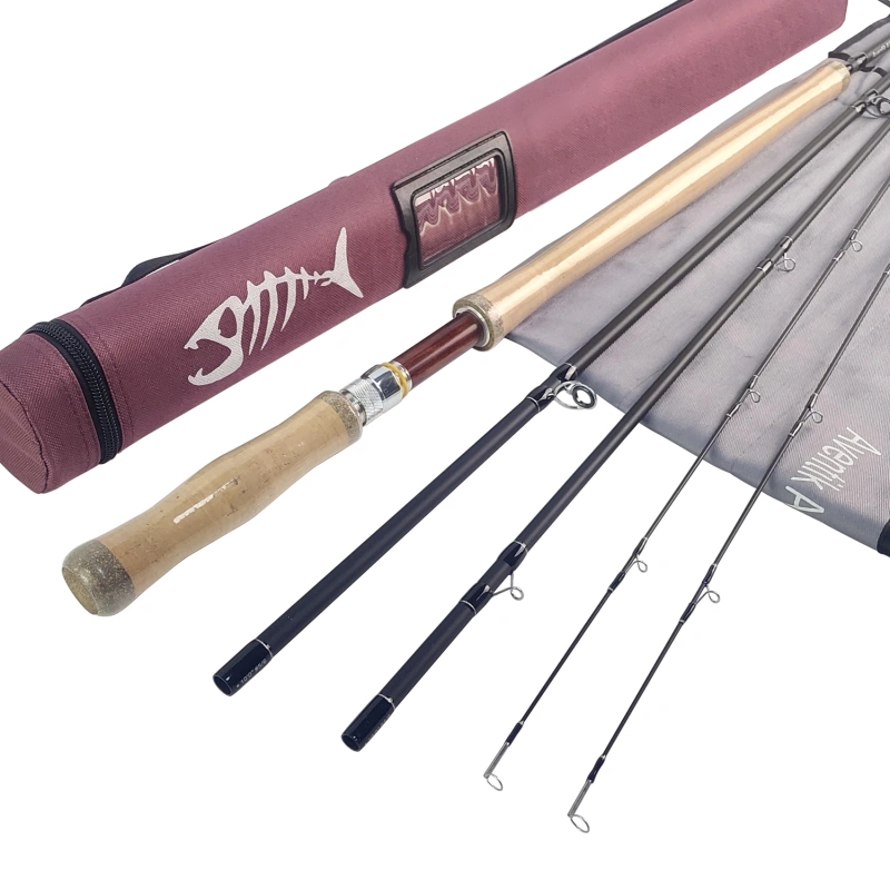 NEW Aventik All Times IM12 Nano Carbon Fiber Short Switch Fly Rods Fast Action With Extra Tip Section Spare Tip Fly Fishing Rod 13 orders