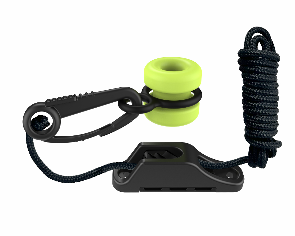 Durable Downrigger Weight Retriever Kit - 98-Inch Cord with Snap, Cleat & Fairlead for Safe and Easy Weight Management - Ideal for Trolling and Deep-Sea Fishing