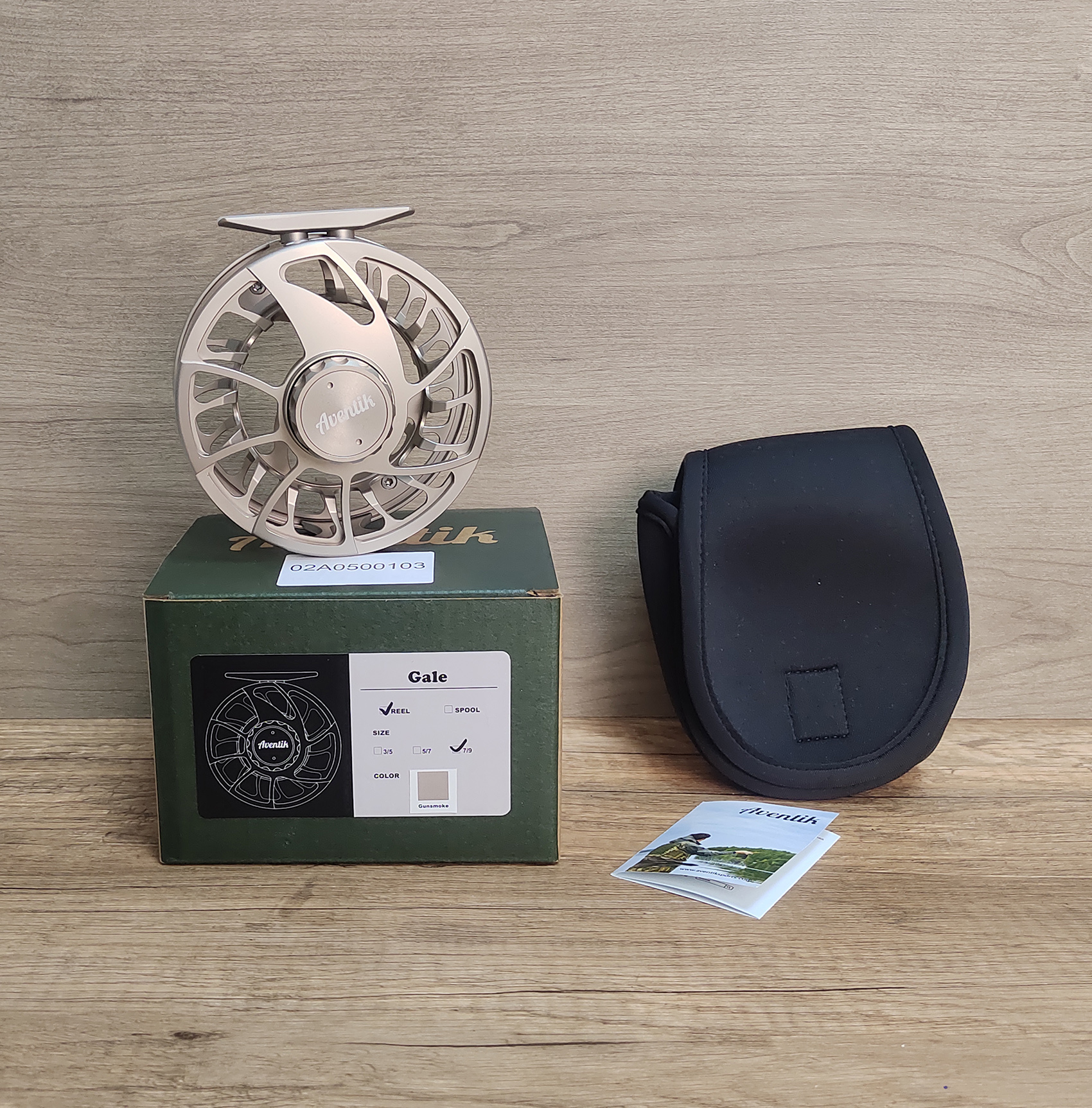 Aventik CNC-NVIS, Gale Series, New super large arbor waterproof fly reel