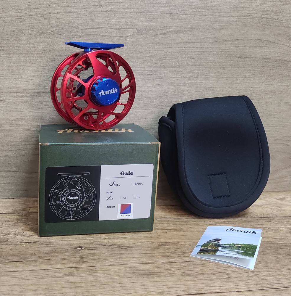 Aventik CNC-NVIS, Gale Series, New super large arbor waterproof fly reel